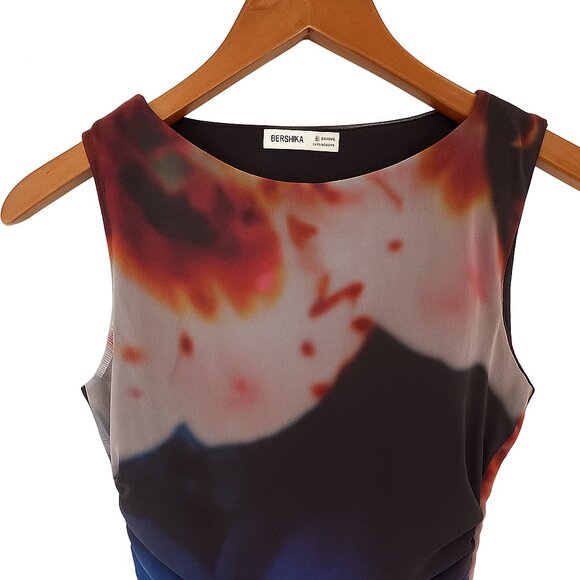 Bershka Floral Asymmetrical Dress - Picture 4 of 5